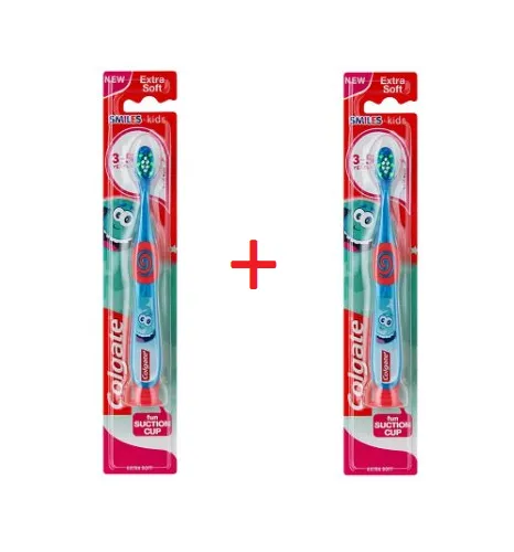 Colgate Periuta de dinti Smiles 3-5 ani 1 + 1 Cadou