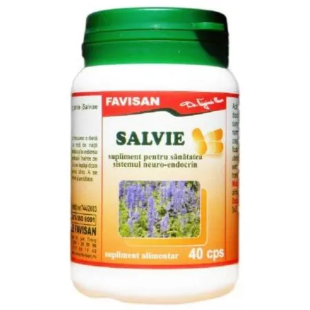 Salvie, 40 capsule, Favisan