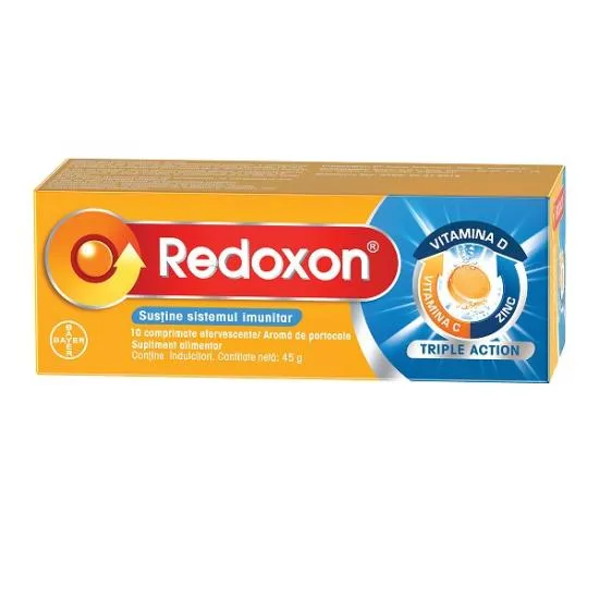 REDOXON TRIPLE ACTION VIT.C+ZN+VIT.D CTX10 CPR EFF