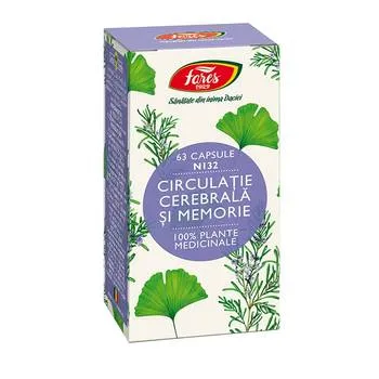 Circulatie cerebrala si memorie N172, 60 capsule, Fares