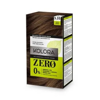 Vopsea de par Kolora Zero 5.35 Earth Brown, 60ml, Aroma