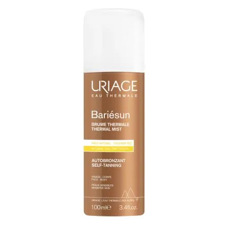 Spray autobronzant Bariesun Brume Thermale, 100 ml, Uriage