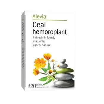 Ceai hemoroplant, 20 plicuri, Alevia