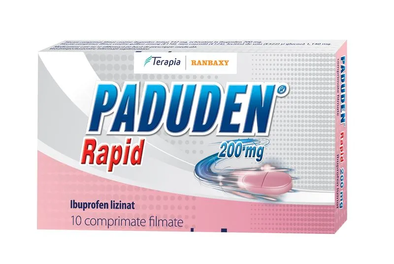 Paduden Rapid 200mg x 10 comprimate