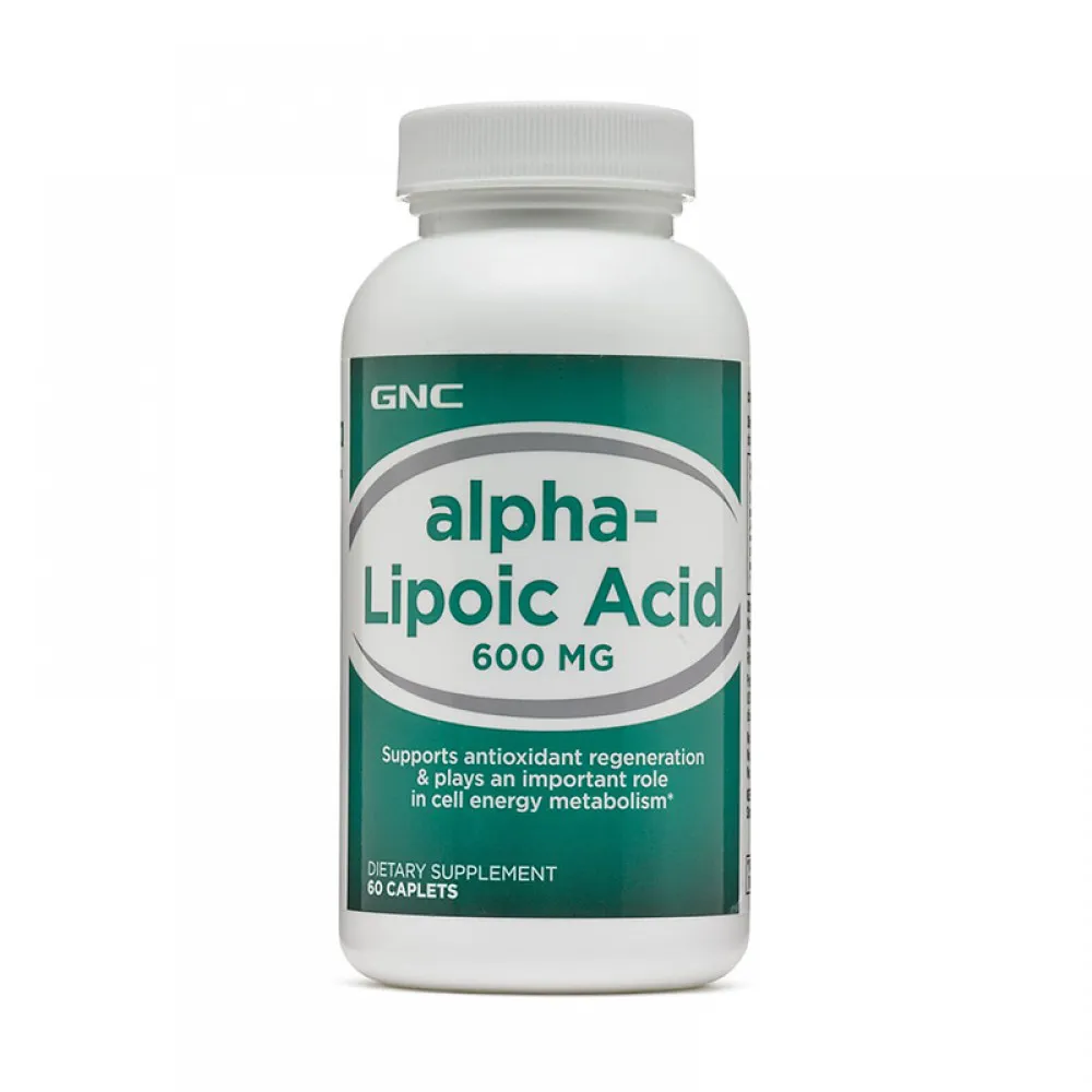 Acid Alfa Lipoic 600 mg (60 capsule), GNC