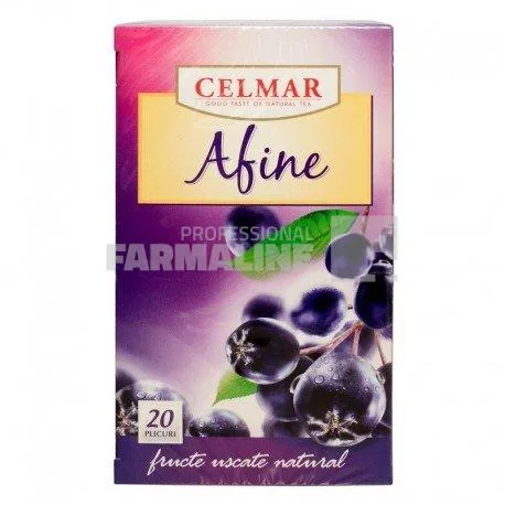 Celmar Ceai Afine fructe uscate 20 plicuri