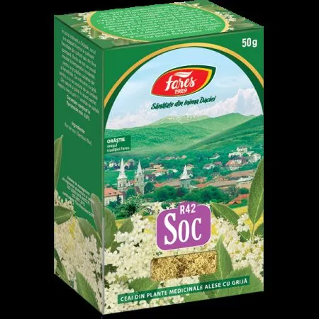 Ceai flori de Soc R42, 50 g, Fares