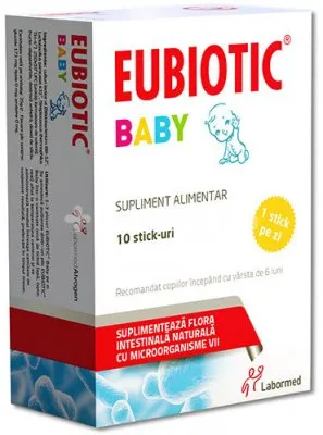 Eubiotic Baby, 10 stickuri, Labormed