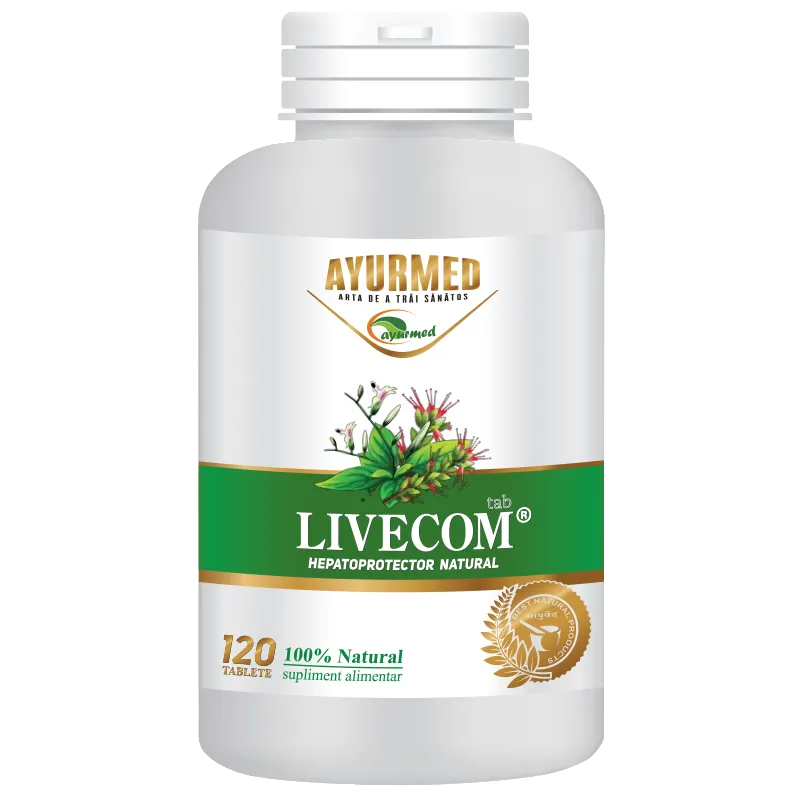 Livecom, 120 tablete, Ayurmed