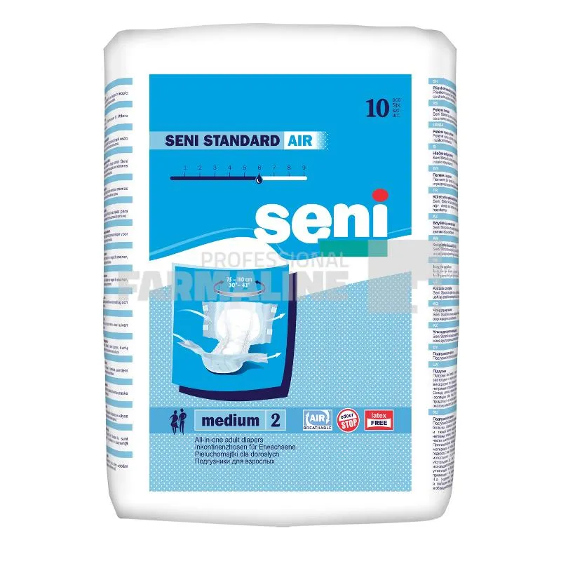 Seni Standard Air Scutece pentru adulti Nr.2 M 10 bucati