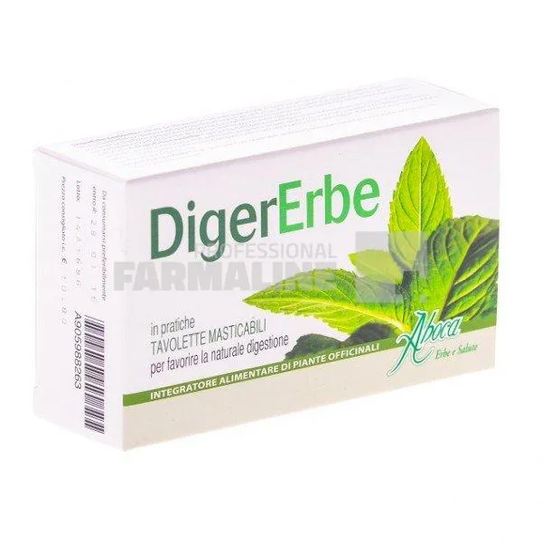 Aboca DigerErbe 30 tablete masticabile