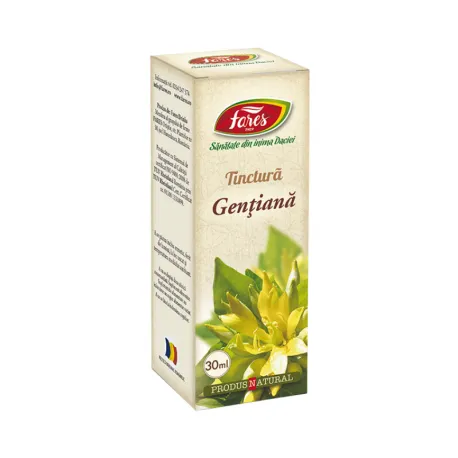 Tinctura de gentiana, 30 ml, FARES