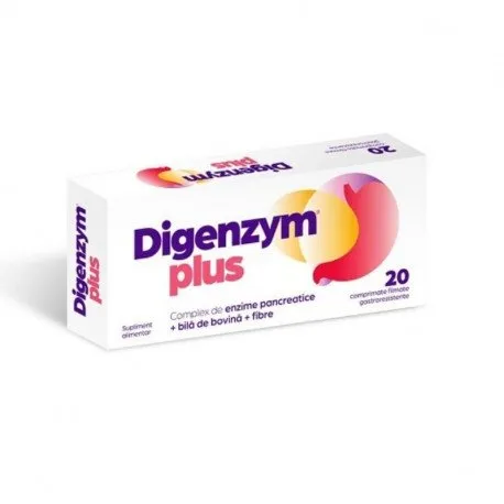 Digenzym Plus, 20 comprimate