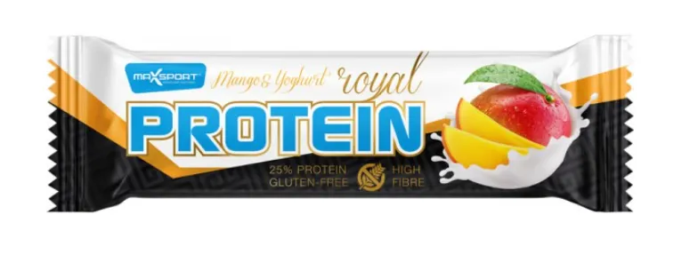 Baton proteic cu mango si glazura de iaurt 60g (Max Sport)