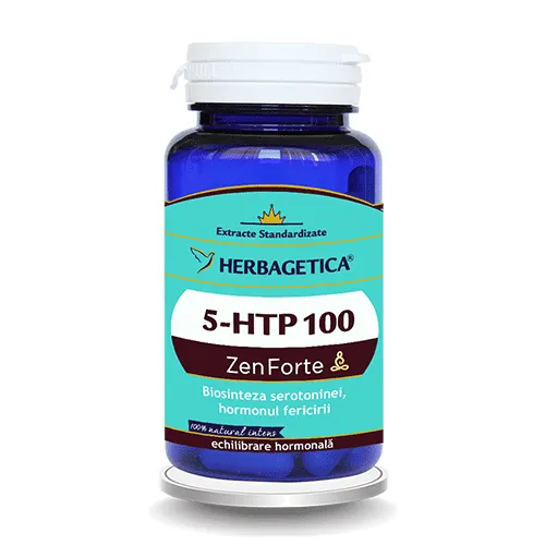 5-HTP 100 Zen forte x 60 capsule (Herbagetica)