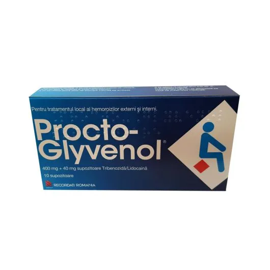 Procto-Glyvenol 10 supozitoare