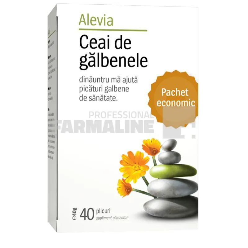 Alevia Ceai de Galbenele 40 plicuri