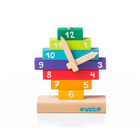 Cubika 14354 Sa Invatam Ceasul-Jucarie Lemn
