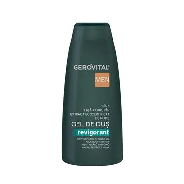 Gerovital Men Gel De Dus Revigorant 3in1 x 400ml