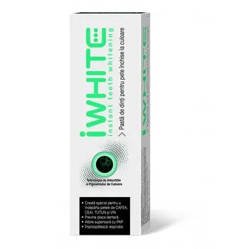 iWhite Pasta de dinti pentru pete inchise la culoare, 75ml