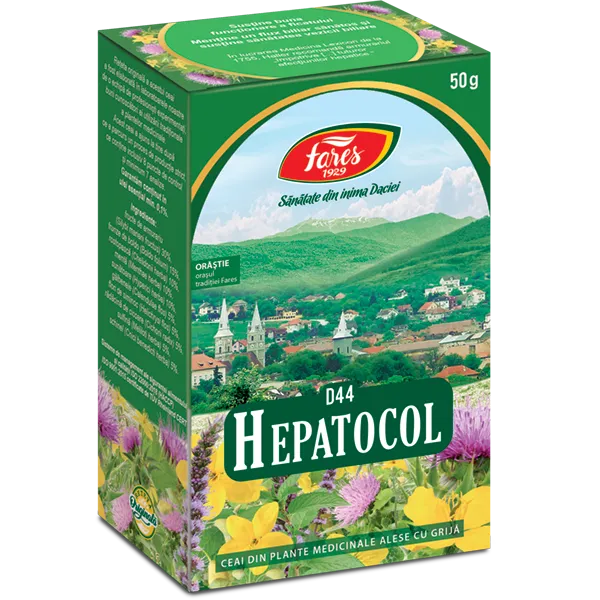 Fares Ceai Hepatocol 50g vrac