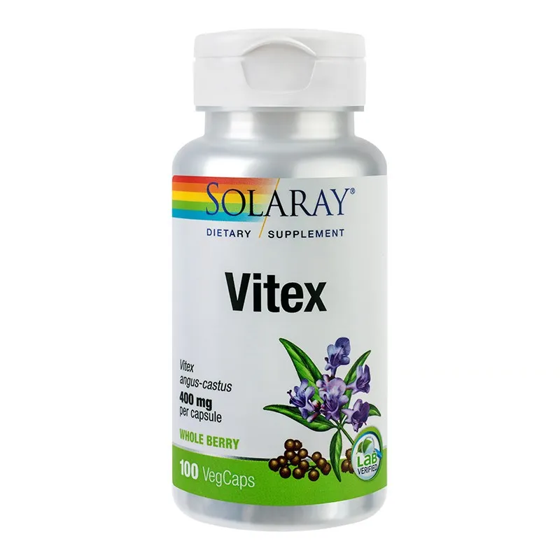 SECOM Vitex 400 mg, 100 capsule, Solaray