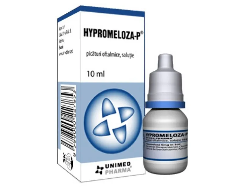 Hypromeloza-P picaturi oftalmice, 10 ml, Unimed Pharma