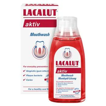 Apa de gura Antiplaque, 300ml, Lacalut