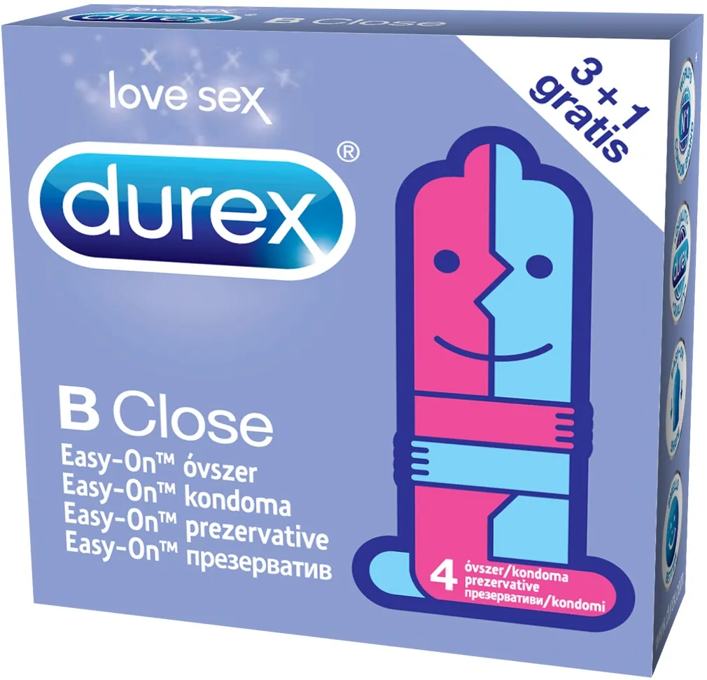 DUREX BE CLOSE X 4 PACHET