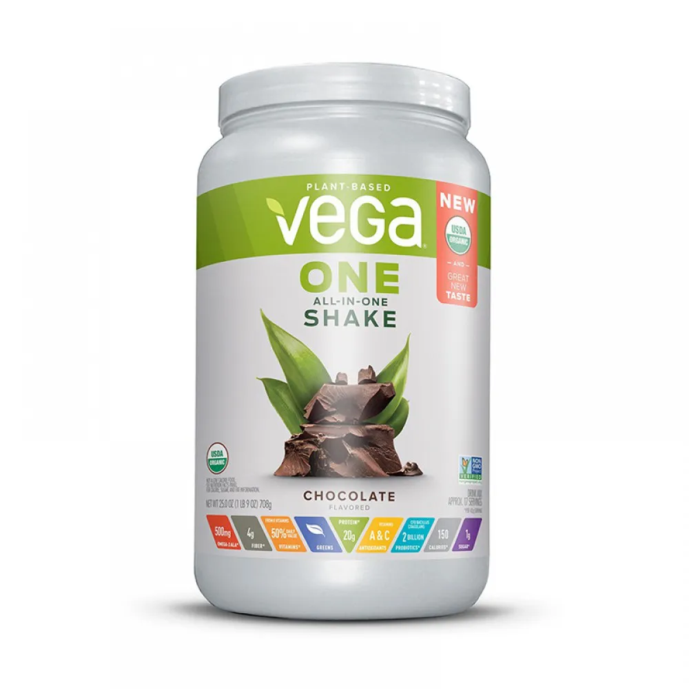 Vega One Proteina vegetala cu aroma de ciocolata (708 grame), GNC