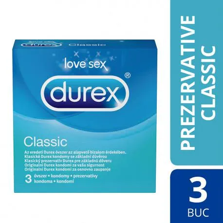 DUREX Prezervative Classic, 3 bucati