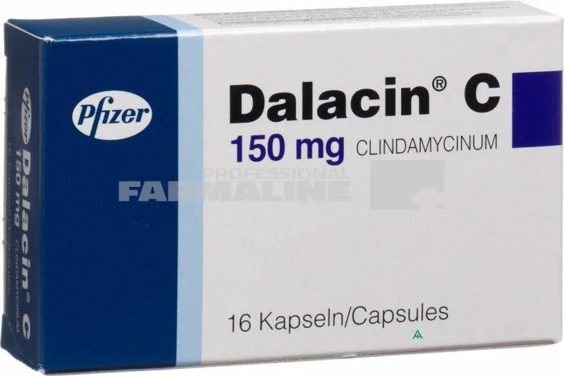 DALACIN C 150 mg x 16 CAPS. 150mg PFIZER EUROPE MA EEI