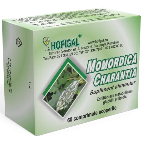 Momordica charantia, 60 comprimate, Hofigal