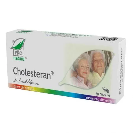 Cholesteran, 30 capsule, Pro Natura