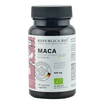 Maca ecologica Extract, 60 capsule, Republica Bio