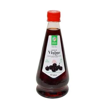 Sirop natural de visine presat la rece, 520ml, Steaua Divina