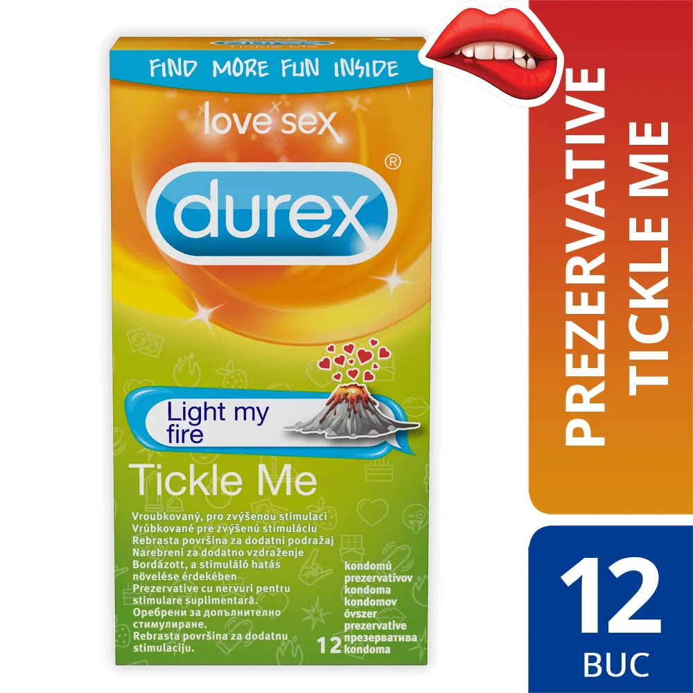 DUREX TICKLE ME 12 BUC