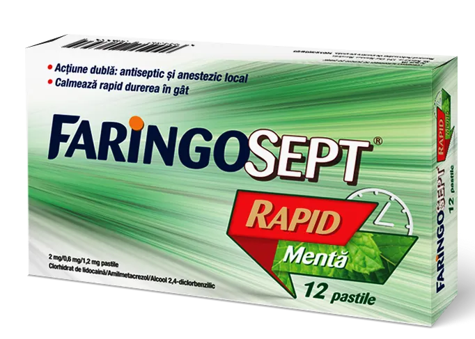 Faringosept Rapid Menta 12 capsule