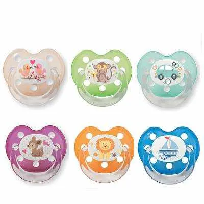Baby Nova 27261 Suzete Simetrice Decorate Talia 3 (>18luni)