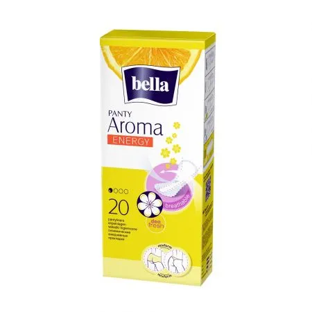 Absorbante zilnice Panty Aroma Energy, 20 bucati, Bella