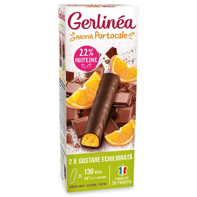 GERLINEA MINI-PACK BATON CU CIOCOLATA/PORTOCALE 62G