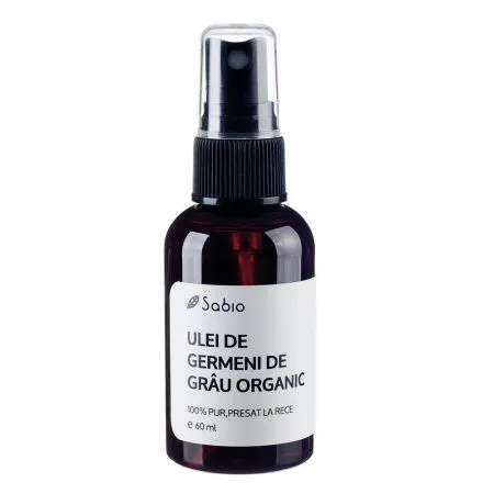 Ulei de germeni de grau organic, 60ml, Sabio