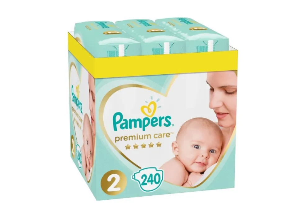 PAMPERS PREMIUM CARE 4-8KG SCUTECE 240 BUCATI MARIMEA 2