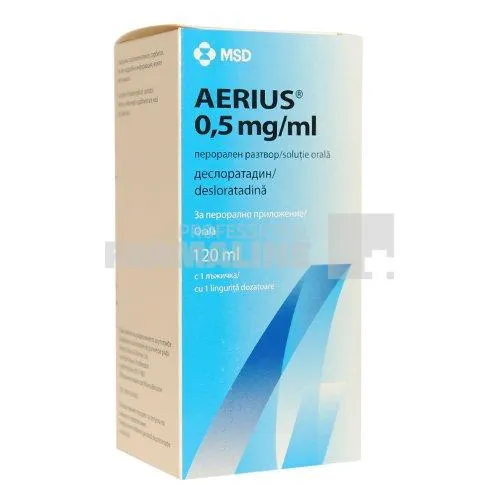 AERIUS 0,5mg/ml x 1 SOL. ORALA 0,5mg/ml MERCK SHARP&amp;DOHME LT
