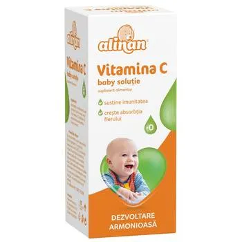 Solutie Vitamina C baby Alinan, 20ml, Fiterman