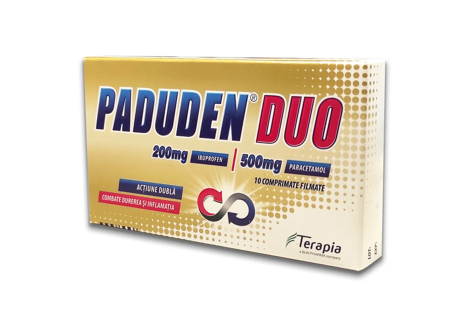 Paduden Duo 200mg/500mg x 10 comprimate