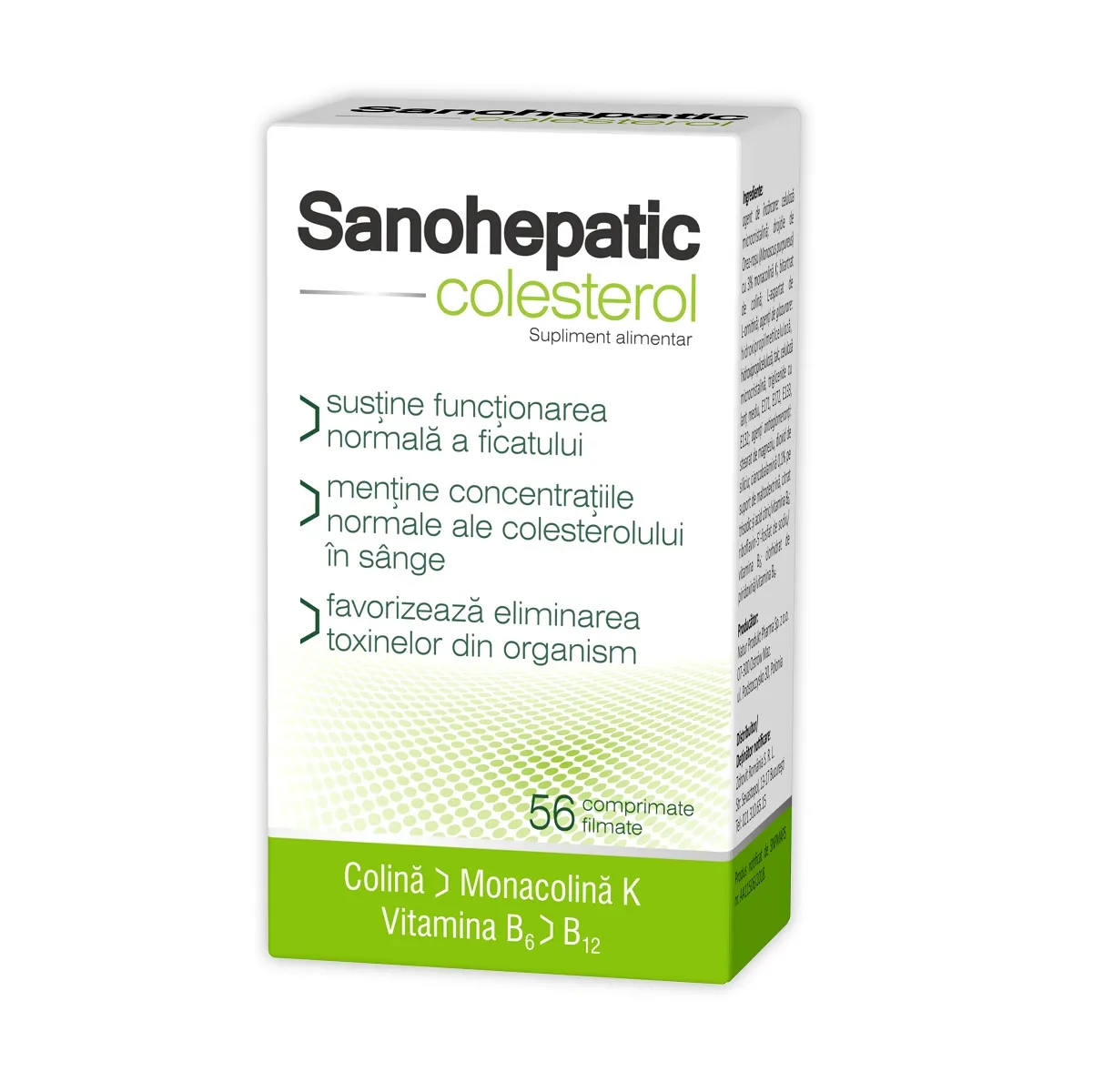 Zdrovit Sanohepatic Colesterol x 56 comprimate