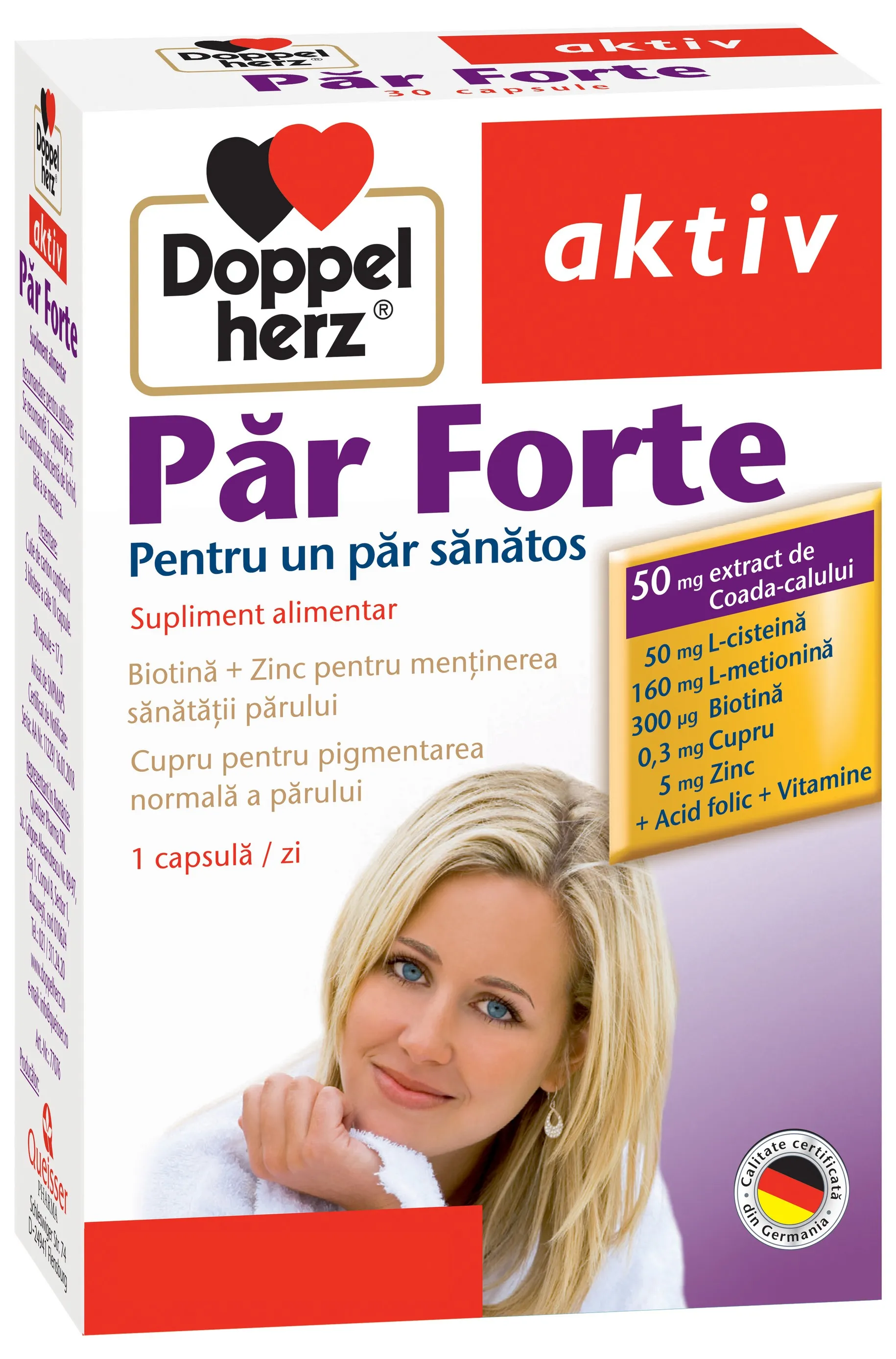 Aktiv Păr forte x 30 capsule (Doppelherz)