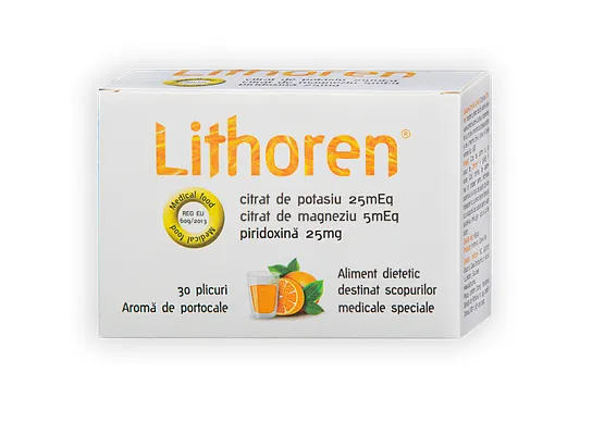 Lithoren aroma de portocale 30 plicuri