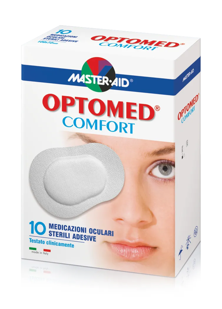 Pansament ocular steril Optomed Comfort Master-Aid, 100x72 mm, 10 bucati, Pietrasanta Pharma